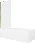 Vann Mexen Vega koos viimistluse ja klaasist seinaga, 170x70 cm + 80 cm