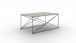 Kohvilaud ADRK Furniture Dante, must/pruun