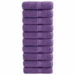 vidaXL Premium K&uuml;lalisr&auml;tikud 10 tk Lilla 30x50 cm Puuvill