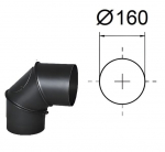 Korstna v&auml;ljalaskeava D-160 mm, Paksus 2 mm