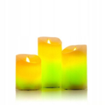 Multicolored LED Kaadrid - Lendles - Leekefekt - Kaugjuhtimis - 3 &Uuml;ksust - Keskkonnas&otilde;bralik