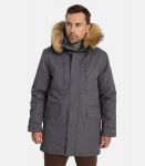 Huppa Meeste parka DAVID 1, dark gray