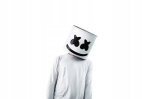 Marshmello LED helendav mask