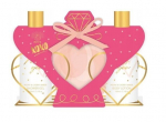 Komplekt Aurora XoXo: du&scaron;igeel, 150 ml + kehapalsam, 150 ml + du&scaron;i svamm