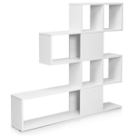 Costway ruumijagaja/riiul, 120 x 19,5 x 109 cm, valge