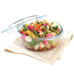 Pyrex &uuml;mmargune haudepott kaanega, 1,3 l