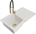 Graniidist k&ouml;&ouml;givalamu Mexen Cesar segisti ja sifooniga, White/Black/Gold