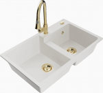 Graniidist k&ouml;&ouml;givalamu Mexen Tomas segisti ja sifooniga, valge/kuldne