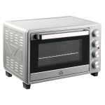 Miniahi Miniahi 32L 100 &deg;C-230 &deg;C 1600 W, v&auml;ike ahi koos k&uuml;psetusplaadi, purusahtli, grillresti ja 3 k&uuml;psetusrežiimiga, pitsaahi taimeriga, k&uuml;psetusplaadi k&auml;epide, roostevaba teras, h&otilde;bedane
