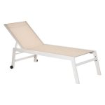 Outsunny aiatool 5-astmeline seljatugi alumiiniumist kreemvalge 169x65x102cm 169x65x102cm
