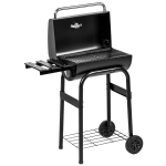 S&uuml;sinikgrill Smoker BBQ-grill, 1 riiul, termomeetriga, 83 x 46,5 x 115 cm, Must