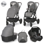 Universaalne vanker Lorelli Aria 3 in 1, grey