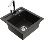 Graniidist k&ouml;&ouml;givalamu Mexen Vito segisti ja sifooniga, Metallic black/gold+Chrome