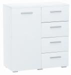Kapp HELENA 80cm VALGE 4 sahtlit