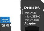 Philips m&auml;lukaart Philips microSDXC Card 256GB Class 10 UHS-I U3 + Adapter