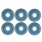 Sinine portselanist magustoidualus 15 cm Wilmax 6 tk., odcienie niebieskiego