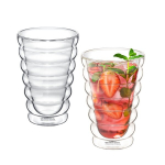 BUBBLE kahekordse seinaga klaas 300 ml 2 tk.