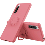 &bdquo;Ring&ldquo; Kickstand (TPU) kaaned - punane (Xperia 10 V)