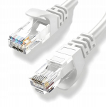 Kaabel ethernet patchcord u/utp 5e rj45 / rj45 1 m valge internet
