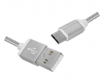 PS USB-mikroUSB-kaabel, 1m, h&otilde;bedane.