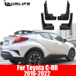 (punane) Auto porilapid sobivad Toyota C-HR CHR 2016 2017 2018 2019 2020 2021 2022 ABS porikaitse pritsmekaitse poritiiba autoosade tarvikud, raudona