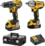 T&ouml;&ouml;riistakomplekt Dewalt Combo XR 18V DCD791 + DCF894 + 2x5.0Ah Li-Ion (DCK2077P2T-QW)