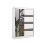 Riidekapp Adrk Furniture Toura 150 cm, valge/hall