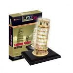 3D Pusle CubicFun Pisa torn LED, 15 osa