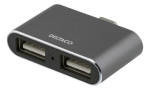 USB jaotur Deltacoimp USBC-HUB105, USB C - USB A