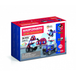 Magnetkonstruktor Magformers Amazing Police And Rescue Set, 26- osaline