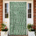 Putukakardin vidaXL roheline ja valge, 100 x 220 cm, &scaron;enill