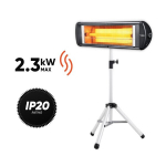 Kvartsist infrapuna soojuskiirgur Kumtel Ecoray EX-23 koos alusega