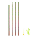 vidaXL p&auml;ikesevarju post, 250cm, teras, kuldne, Auksas