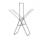 Brabantia riidekuivati, 25 m, must