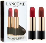 Huulepulkade komplekt Lancome L'absolu Rouge Drama Matte 2 x 3.4 g