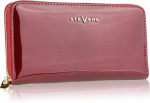 Naiste rahakott STEVENS punane RFID kaitsega