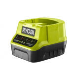 RYOBI - Kiire laadija liitium 18V ONE+ 2,0 A - laadib 1 aku 2,0 Ah 1h jooksul - RC18-120