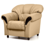 Tugitool Rosa, kaetud nahaga, musta v&auml;rvi jalad, Tugitool Rosa, kaetud nahaga, beež 5130, musta v&auml;rvi jalad