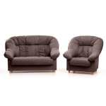 Pehme m&ouml;&ouml;bli komplekt Aleksandra 2, tumepruun