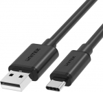 USB-A 2.0 kaabel - UNITEK - C14067BK - 1.5m - Kiire laadimine - Mitmev&auml;rviline