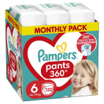 P&uuml;ks-m&auml;hkmed PAMPERS Pants, Monthly Saving Box, suurus 6, 132 tk