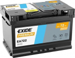 Aku EXIDE Premium EA722 72Ah 720A