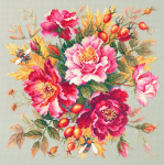 Tikkimiskomplekt Magic Needle "Flower Magic. Dogrose" 140-002