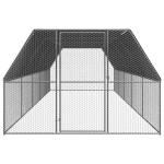 Lauko narvas vi&scaron;čiukams, 3x10x2 m, pilkas, Sidabro