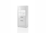 Vitriinkapp Imv Bianco, 66x35xH142 cm, valge l&auml;ige