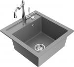 Graniidist k&ouml;&ouml;givalamu Mexen Vito koos segisti ja sifooniga, grey+chrome