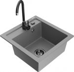 Graniidist k&ouml;&ouml;givalamu Mexen Vito koos segisti ja sifooniga, Grey+Black