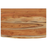seinariiul | Ujuvad riiulid | Rippuv riiul, 70x40x2,5 cm, ristk&uuml;lik, akaatsia, naturaalne serv CFE688194
