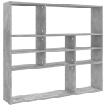 seinariiul | Ujuvad riiulid | Rippuv riiul, betoonhall, 90 x 16 x 78 cm, tehispuit CFE566204