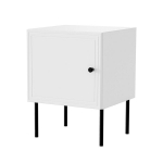 Cama Meble &ouml;&ouml;kapp Bedside Table 2 pcs PALAZZO BIS 45x39xH59 valge matt